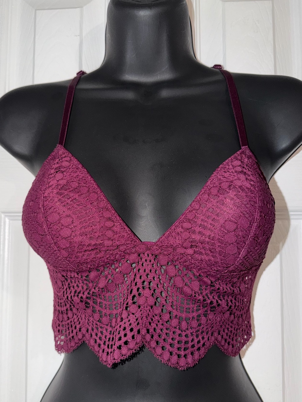 Victoria's Secret Plum Lace Bralette